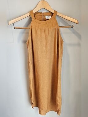 Sigrid Olsen Linen Halter Dress